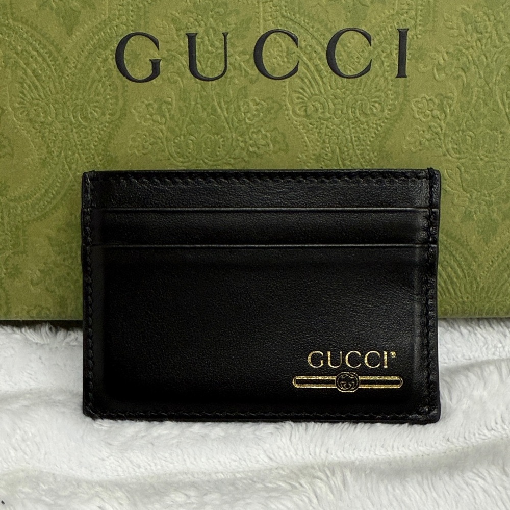 Black Gucci Card Holder